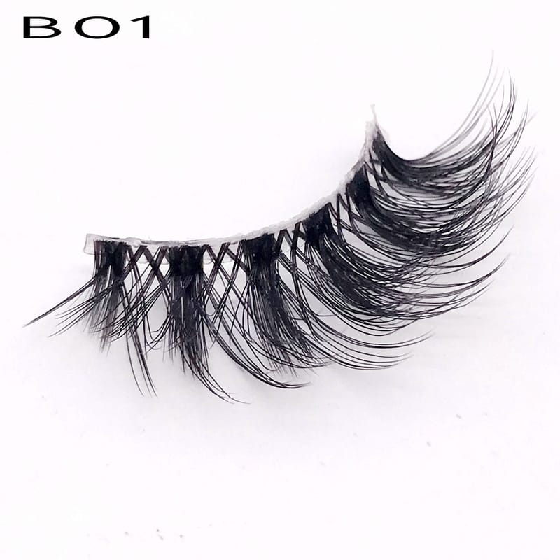 B-XD (Clear Band Faux Mink Lashes)