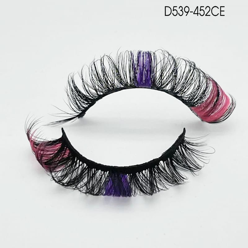 DCE (15mm Russian Colored Faux Mink Lashes)