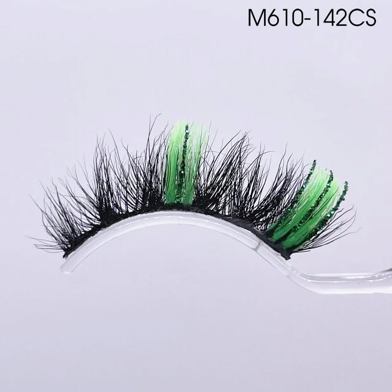 MCS (15mm Glitter Colored Mink Lashes) 