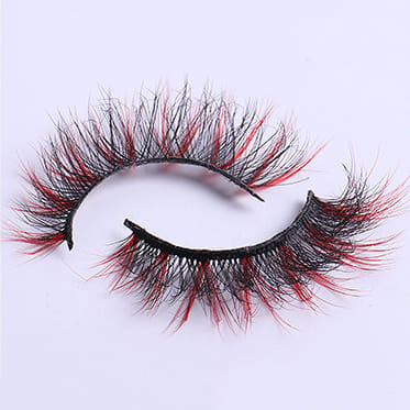 ZM (15-20mm Fluffy Colored Faux Mink Lashes)