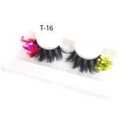 T (20mm Fluorescent Glitter Faux Mink Lashes) 