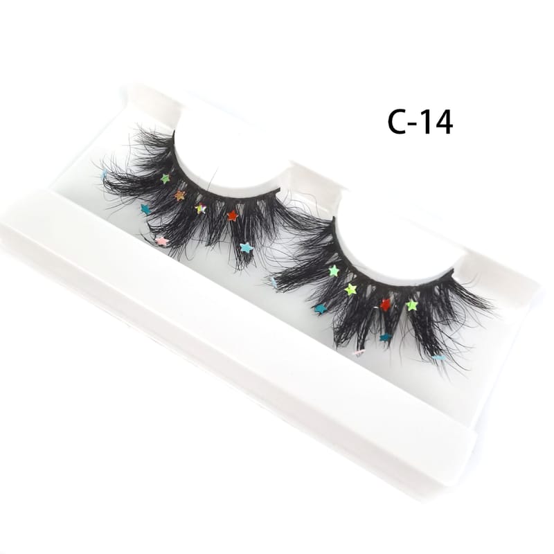 CG (17-25mm Sequins Mink Lashes) 