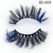 8DA (25mm Fluffy Colored Faux Mink Lashes)