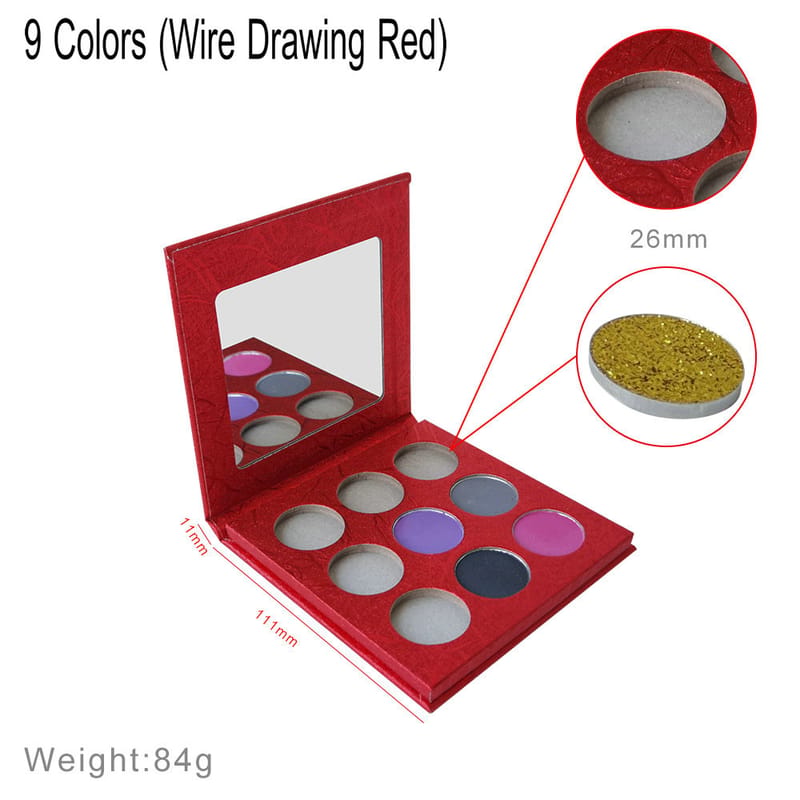 9 Colors (Wire Drawing Red)