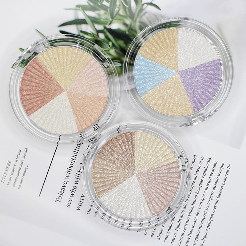5 in 1 Highlighter Palette Glitter Shimmer