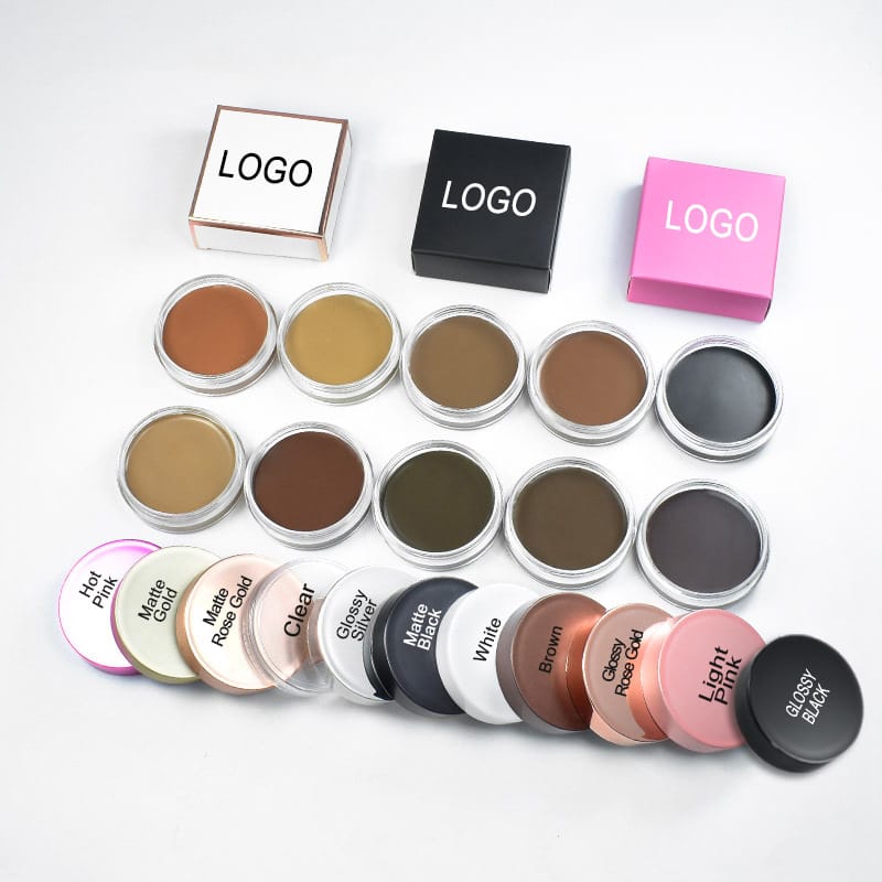 10 Color Cool Toned Colored Eyebrow Pomade