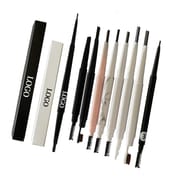 6 Color Dual-Ended Eyebrow Pencil Retractable