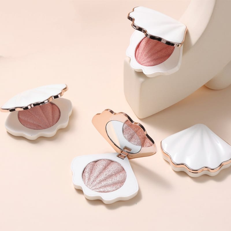 10 Color Shell Palette Highlighter Powder