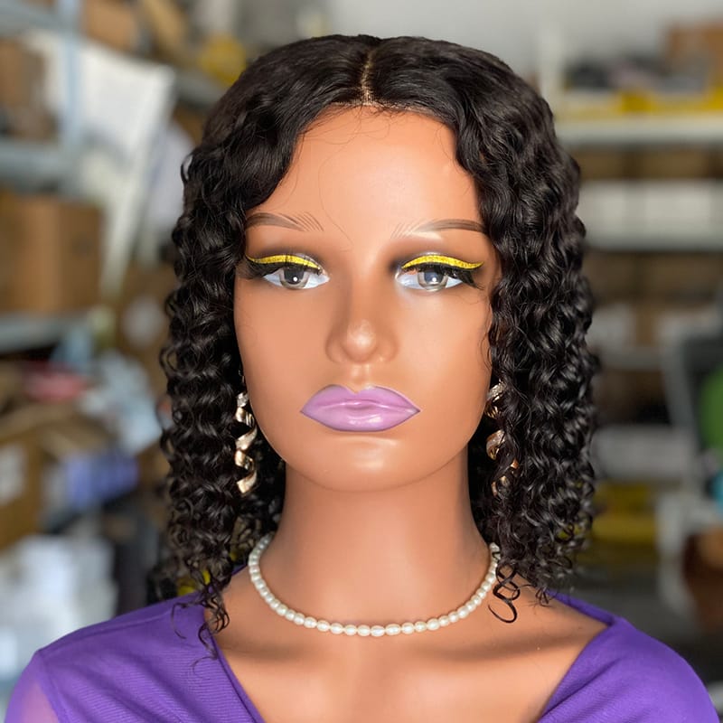 Water Wave Bob Frontal Human Hair Wig