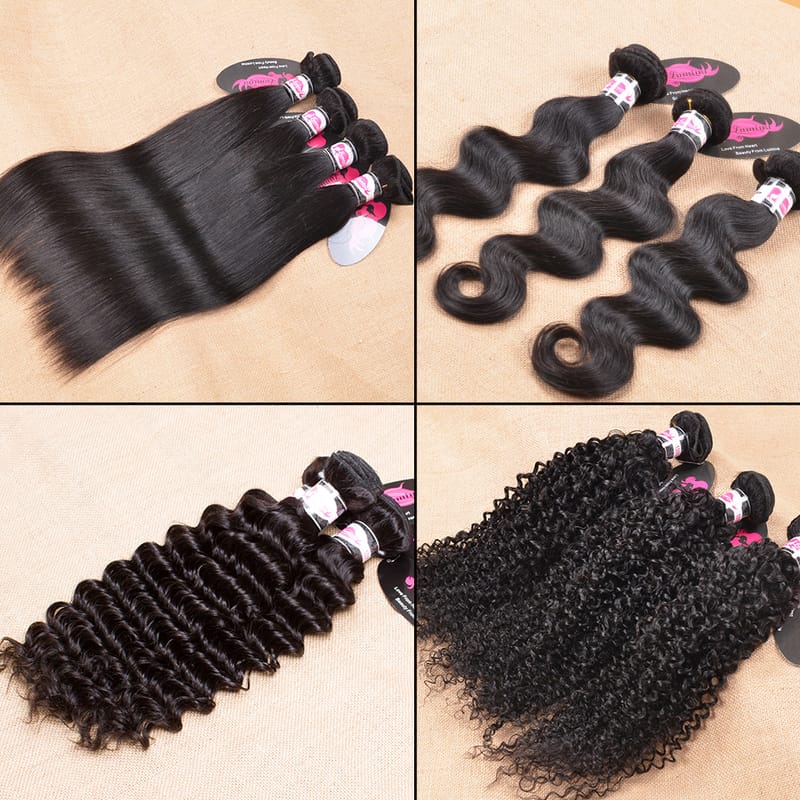 Brazilian Virgin Human Hair Bundles Straight Body Wave
