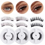1 Pair/Boxes Soft Magnetic Lashes with Clip