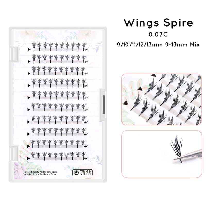 Popular Comic Wings Eyelash Extensions