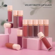 12 Color Long-Wearing Never-Sticky Velvet Matte Lip Glaze ﻿