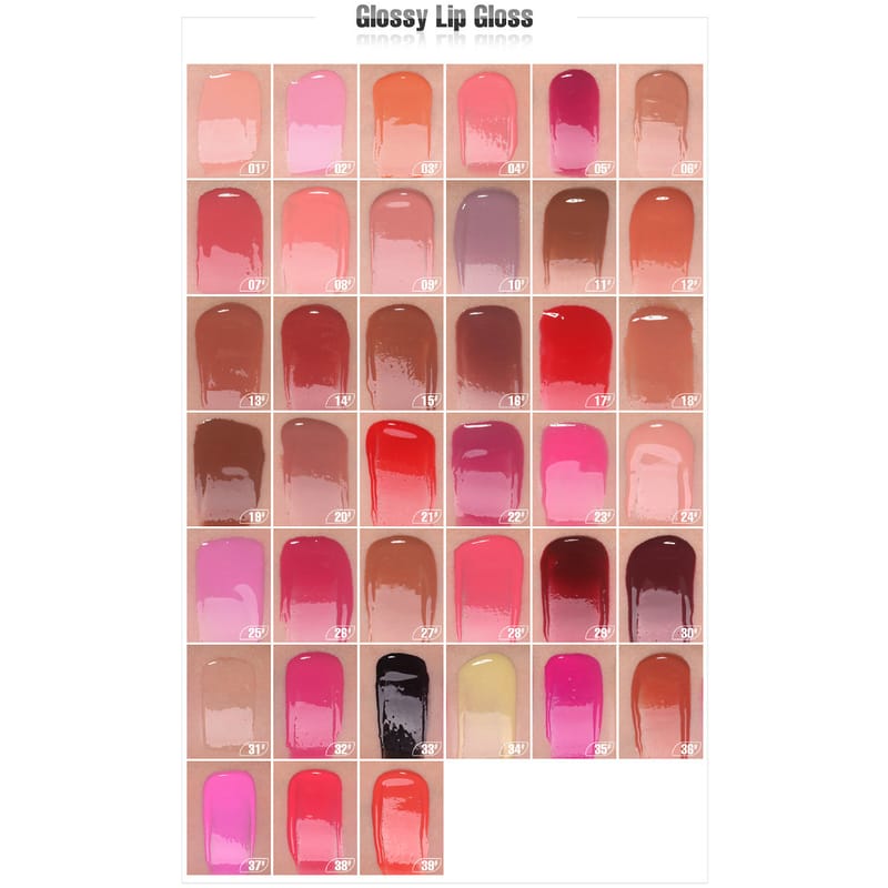 39 Colors Glossy Lip Gloss