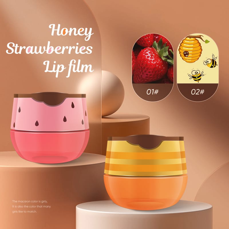 Moisturizing Strawberry Honey Lip Film Mask