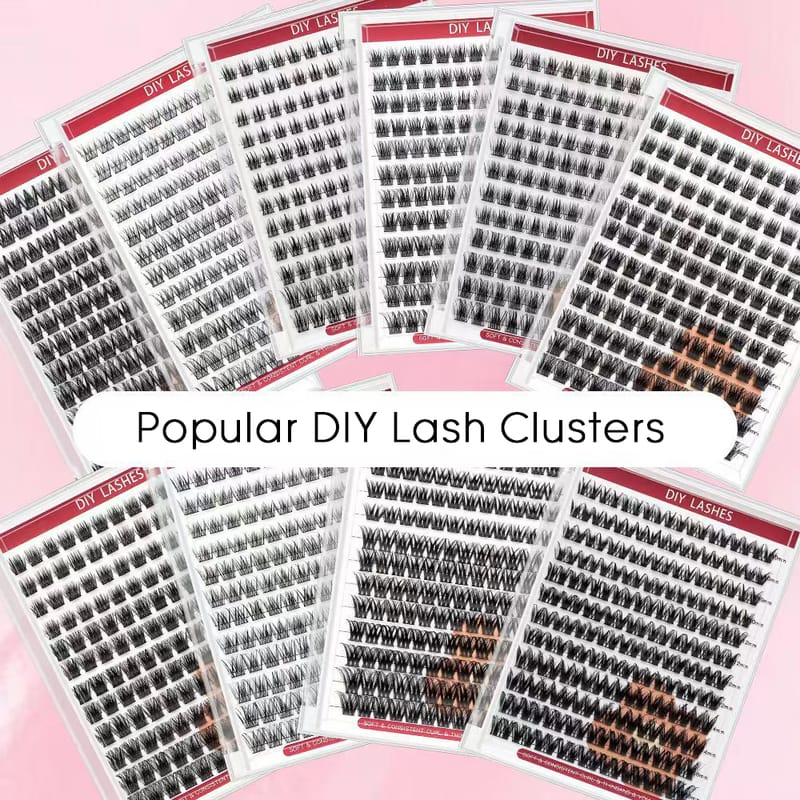 HOT (35 Styles Of Market Popular DIY Lash Clusters)