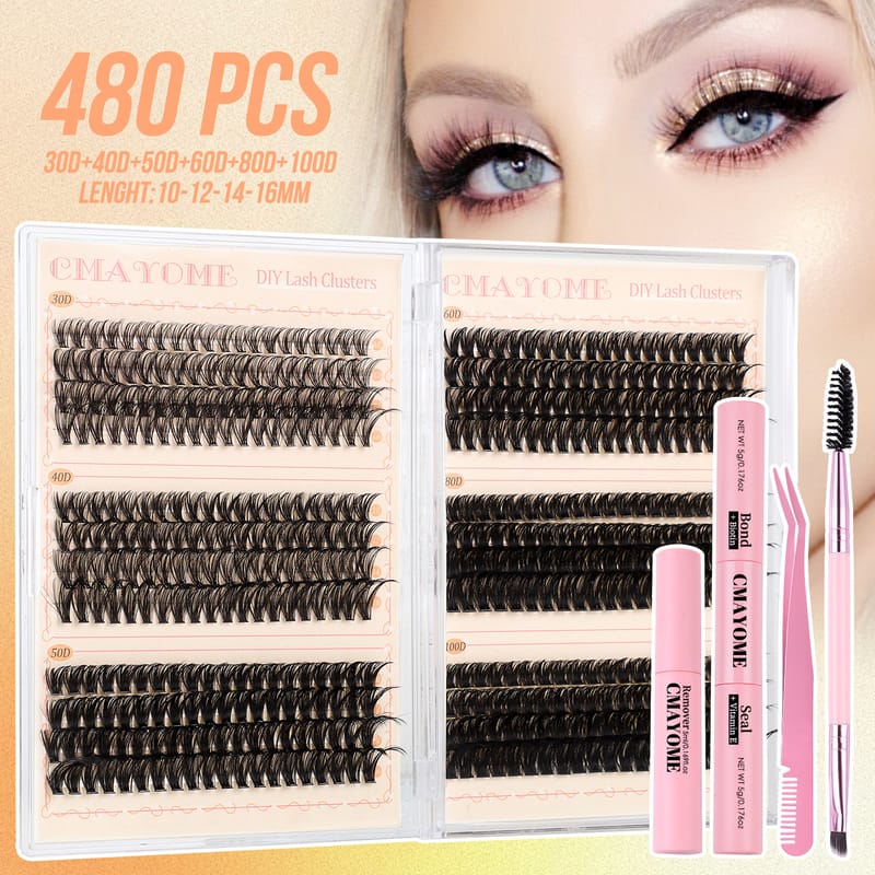 JMS232 (30-100D Clusters Mix DIY Lash Clusters Kit)