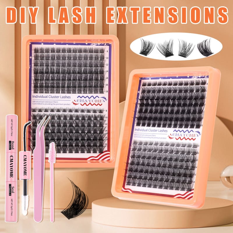 D53 (4 Styles to Freely Match DIY Lash Clusters Kit)