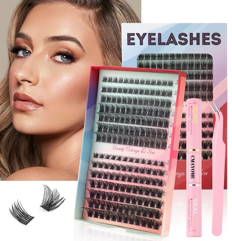 SET404 (2 in 1 C Curl 9-16mm DIY Lash Clusters Kit)