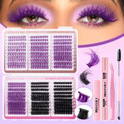 JMS014 (30P-100P C/D Curl Purple DIY Lash Clusters Kit)