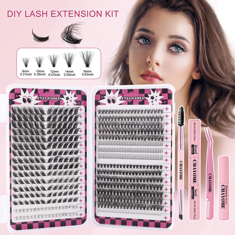 JMS005 (4 in 1 604 Clusters DIY Lash Clusters Kit)