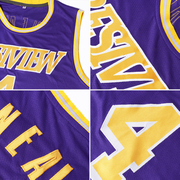 Custom Purple Teal-White Authentic Throwback Basketball Jersey