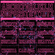 Custom Black Pink Round Neck Sublimation Basketball Suit Jersey