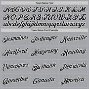 Custom Gray Black-White Authentic Throwback Basketball Jersey