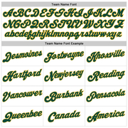 Custom White Hunter Green-Gold Authentic Throwback Basketball Jersey