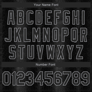 Custom Black Snakeskin Black-Gray 3D Pattern Design Authentic Basketball Jersey