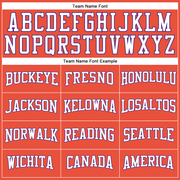 Custom Orange White-Purple Authentic Throwback Basketball Jersey