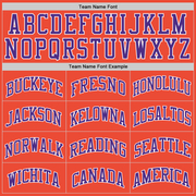 Custom Orange Purple-White Authentic Throwback Basketball Jersey