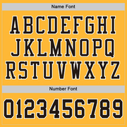 Custom Gold Brown-White Mesh Authentic Football Jersey