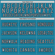 Custom Panther Blue Gray-Black Mesh Authentic Throwback Football Jersey