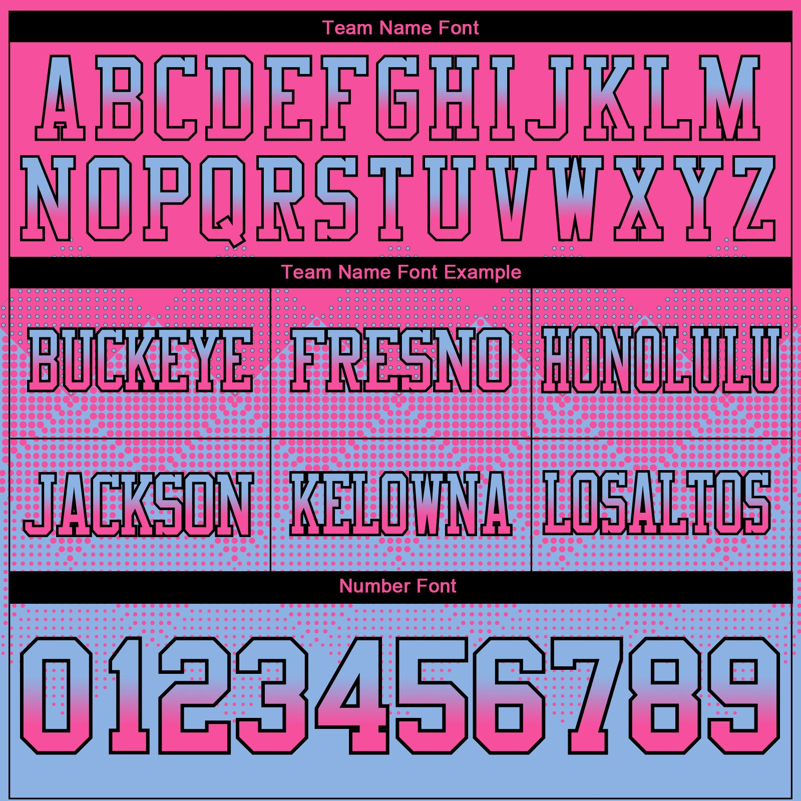 Custom Pink Light Blue-Black Mesh Authentic Gradient Square Shape Flag Football Jersey