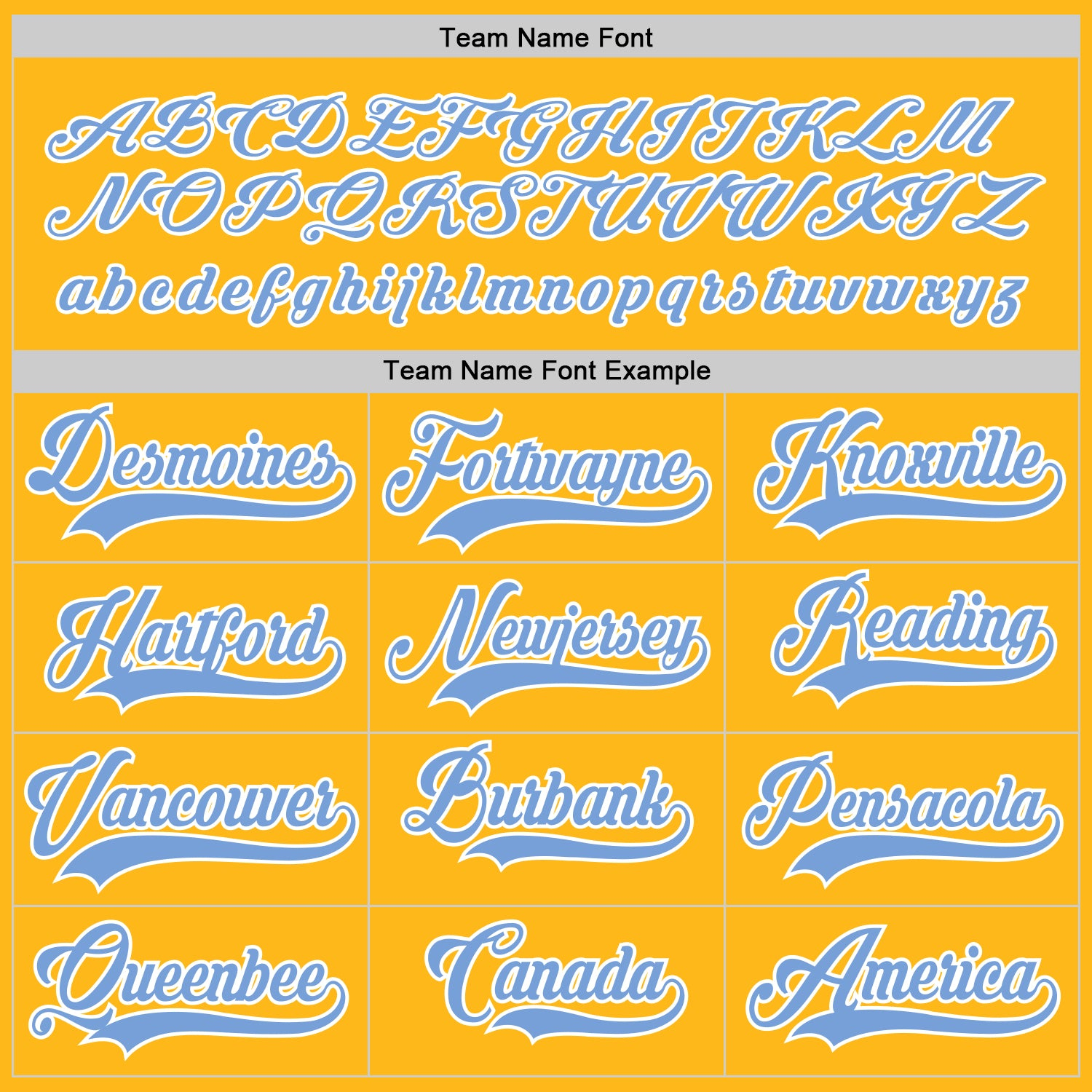 Custom Gold Light Blue-White Hockey Jersey