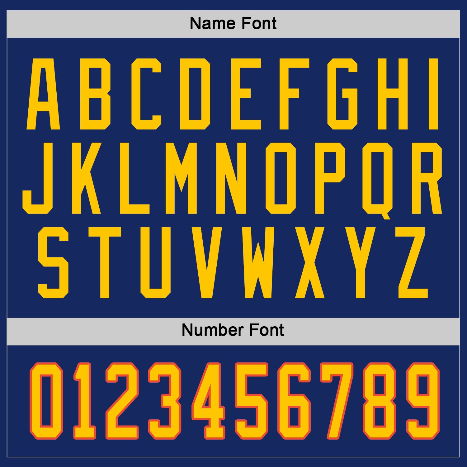 Custom Royal Gold-Orange Hockey Jersey