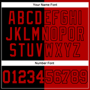 Custom Stitched Black Red 3D Skull Fashion Sports Pullover Sweatshirt Hoodie