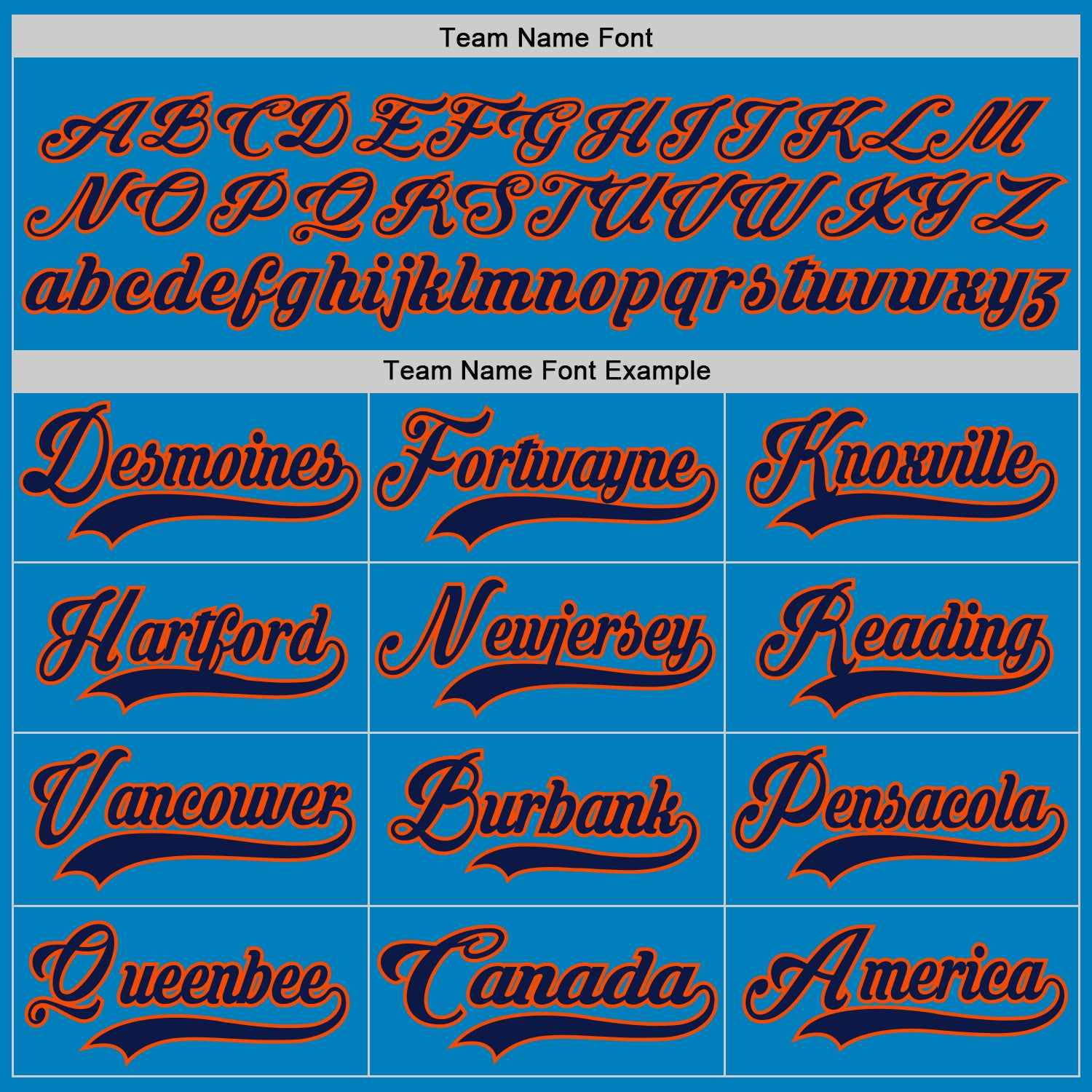 Custom Blue Navy-Orange Hockey Lace Neck Jersey