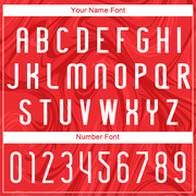 Custom Red White Abstract Fragment Art Sublimation Volleyball Uniform Jersey