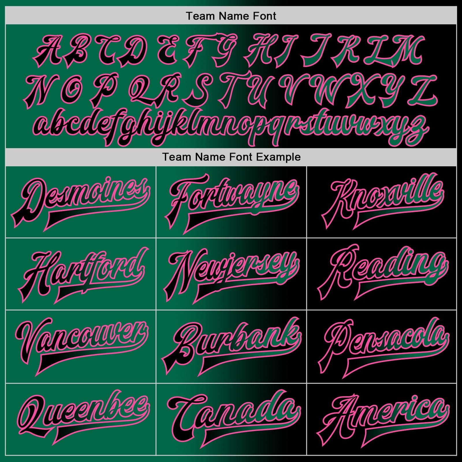 Custom Black Kelly Green-Pink Bomber Full-Snap Varsity Letterman Gradient Fashion Jacket