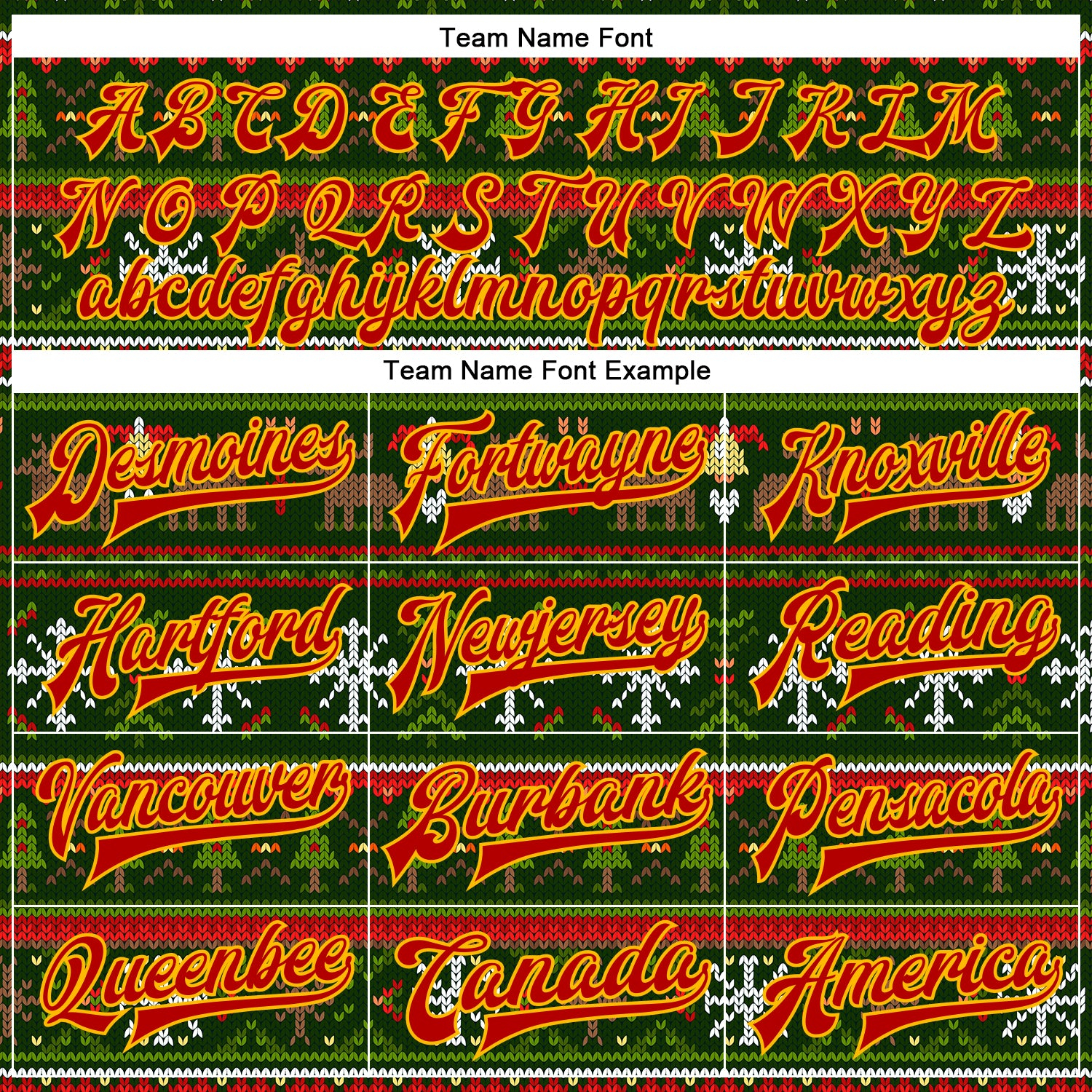 Custom Green Red-Gold Christmas 3D Bomber Full-Snap Varsity Letterman Jacket