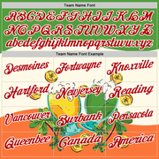 Custom Green Red-White 3D St. Patrick's Day Shamrock Beer Performance Polo Shirt