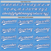 Custom Powder Blue White-Royal Performance Vapor Golf Polo Shirt