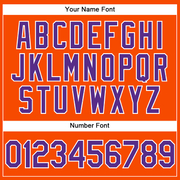 Custom Orange Purple-White Performance Vapor Golf Polo Shirt