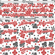 Custom White Red 3D Gambling Poker Performance Polo Shirt