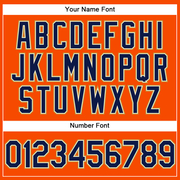 Custom Orange Navy Cream-Old Gold Performance Vapor Golf Polo Shirt