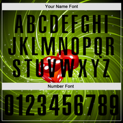 Custom Green Black 3D Gambling Dice Performance Polo Shirt