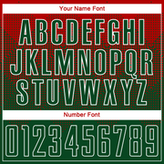 Custom Red Green-White Sublimation Soccer Uniform Jersey