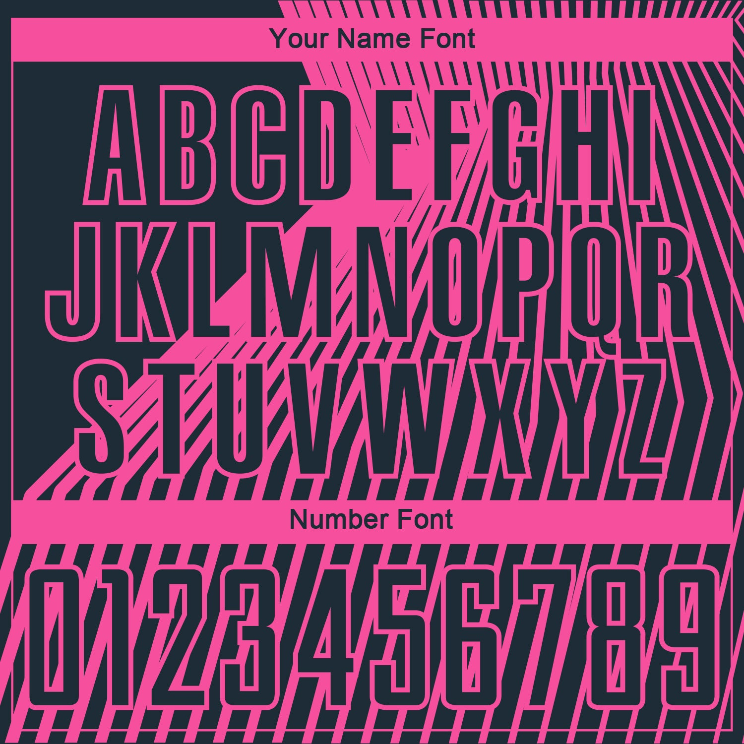 Custom Navy Pink Lines Sublimation Soccer Uniform Jersey